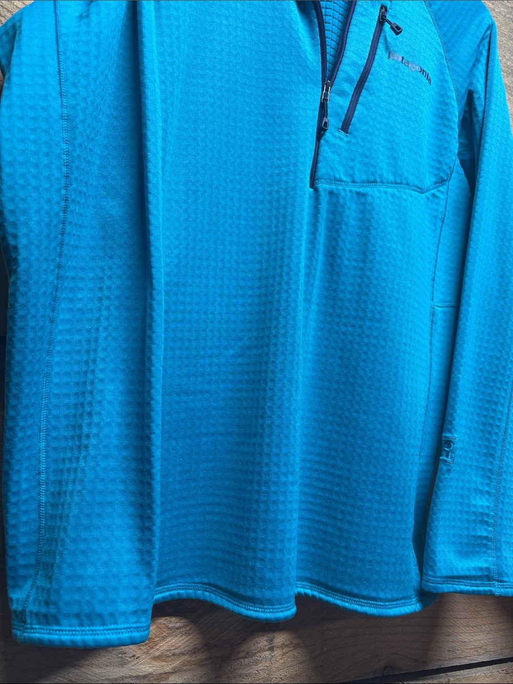 Patagonia R1 Pullover - Blue - Picture 4 of 9